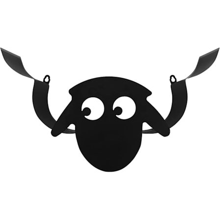 Kreativ toalettrullehållare Toalettrullehållare Väggmonterad Metall