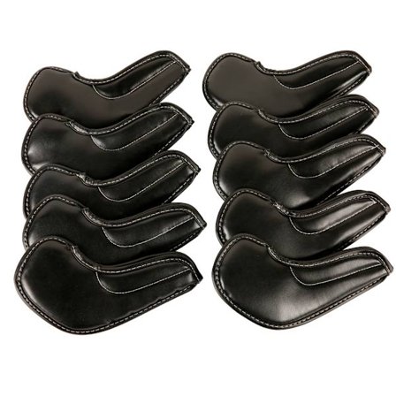 Syntetisk Vandtæt Golf Jern Hoved Cover Golfkølle Hovedbeskytter Passer Til De Fleste Mærker