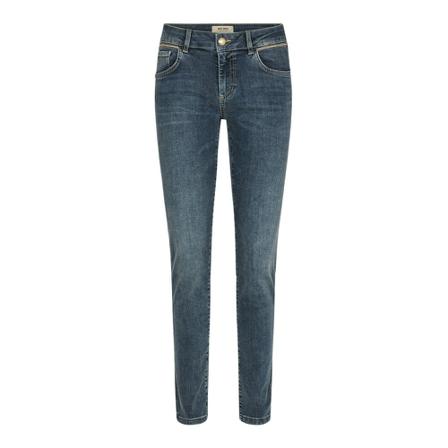 MOS Mosh Sumner Ida Chain Jeans , Blauw , Dames , Maat: W25