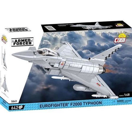 Maquette Fly - COBI - EUROFIGHTER F2000 TYPHOON - 642 klodser - 1:48 - Blandede 6 år og ældre