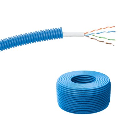 Pmflex K-rør 16mm/UTP6 uskjermet (100m)
