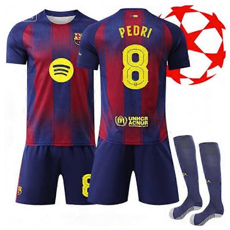 Herre Pro Fotballdrakt med Sokker Fukttransporterende Kamp- eller Keeperuniform