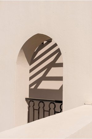 Venture Home - Juliste Balcony - Valkoinen - Julisteet - 30X40 - - Homeroom