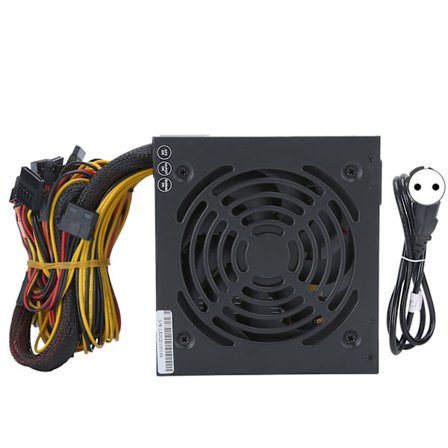 Stationär Dator Strömförsörjning ATX 24 Pin 115V 230V Justerbar Tyst Fläkt AU Kontakt