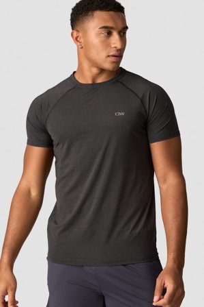 ICANIWILL - Workout Melange T-shirt Men Dark Grey - Miehet - Treenivaatteet ICIW:ltä