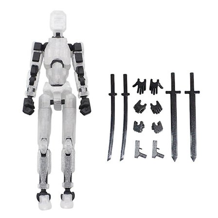 Titan 13 Action Figur T13 Action Figur 3D Printed Multi-Jointed Movable Lucky 13 Action Figur Nova 13 Action Figur Dummy