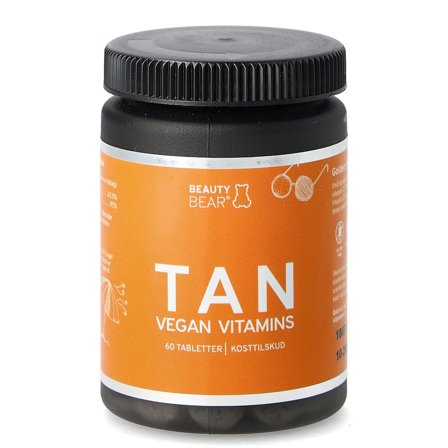 Beauty Bear TAN 60 tabl, Helse & Madvarer, Hud, Hår & Negle, Kosttilskud Til Huden