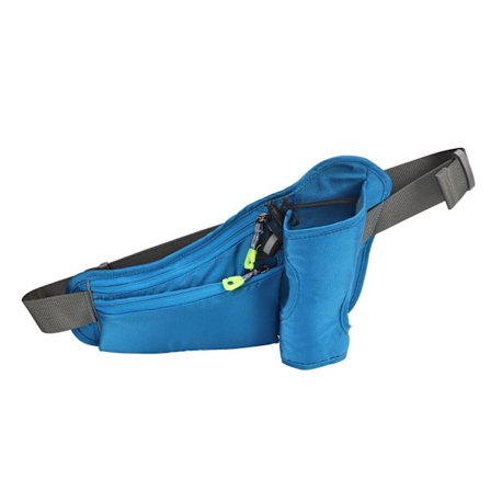 Juoksemisvyö Hydration Vyölaukku Monitoiminen Vedenkestävä Heijastava Vyöpussi Ulkoilmakäyttöön Sininen