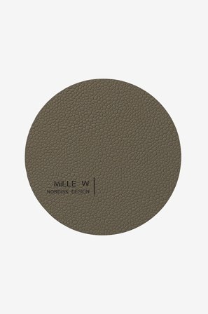 MiLLE W NORDISK DESIGN - Glasbrikker rund 4-pack - Grå - Bar- & drinkstilbehør - Fra Homeroom