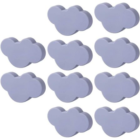 10-pakks møbelknotter for barnerom, myk gummi, for gutter og jenter,