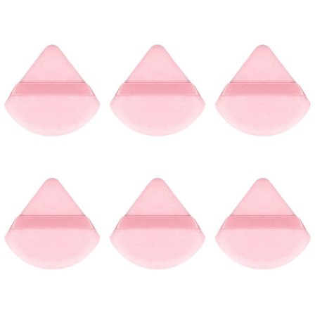TECHNIQUE PRO PUDERPUFFBORSTE - ROSA TRIANGEL - 6 ST