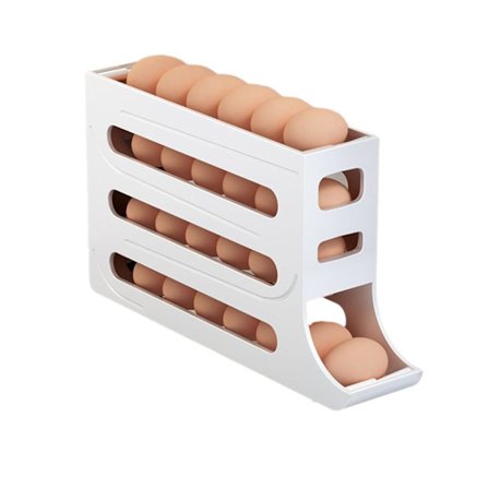 Automatisk skydeæg opbevaringsboks med stor kapacitet bærbar ægbeholder til udendørs brug-WELLNGS