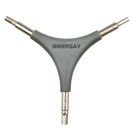 4mm 5mm 6mm Insexnyckel Portabel Y-formad 3-vägs sexkantnyckel för cykelreparation