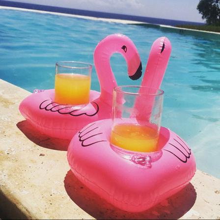 2 St/förp Drinkhållare Vattenmelon, Flamingo, Ananas, Enhörning