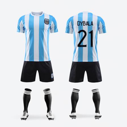 1986 Argentina Retro No.21 Fotboll Barn Träningsdräkt Dybala 28(145-150)