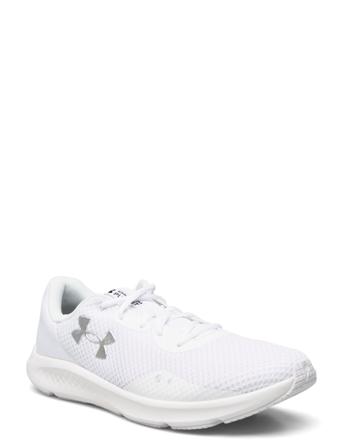 Ua Charged Pursuit 3 Shoes Sport Shoes Running Shoes Hvit Under Armour*Betinget Tilbud