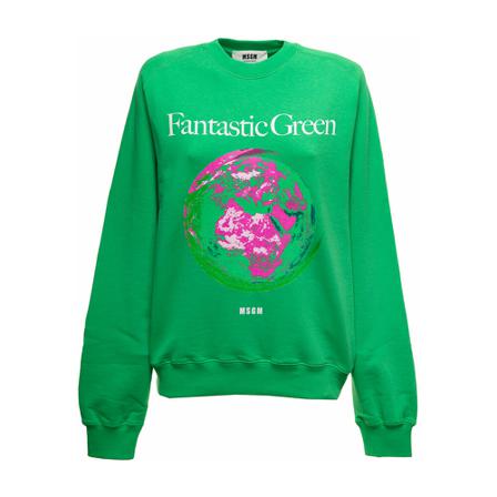 Msgm Sweater Grøn, Dame