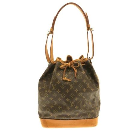 Louis Vuitton Vintage, Pre-owned Suede louis-vuitton-bags Bruin, Dames, Maat:ONE Size,leather
