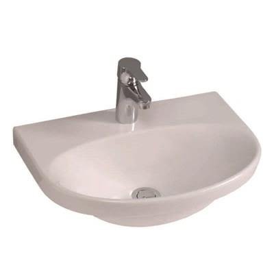 Gustavsberg Nautic 5550 Vaskeservant 500 x 380 mm, uten blandebatterihull og overløp, Baderom