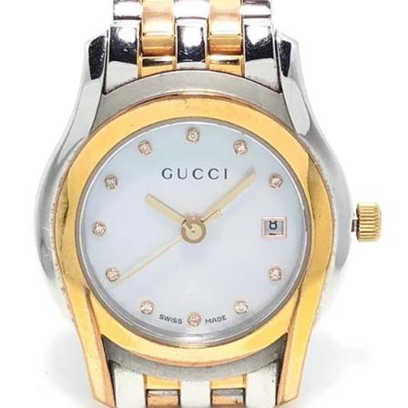 Gucci Vintage Pre-owned Rustfrit stål watches Grå, Dame Vintage Ure, Størrelse: ONE Size