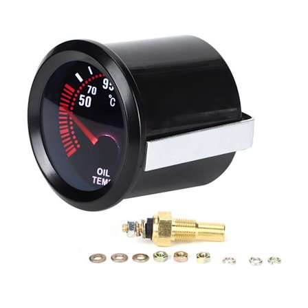 2-i-1 12V Bil Olie Temperaturmåler Digital Olietemperaturmåler Universal Modifikationsdel