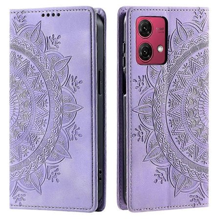 Motorola Moto G84 5G -kotelo, naarmuuntumaton PU-nahkainen magneettinen kuvioitu matkapuhelimen suojus