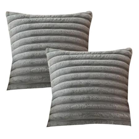 2 kpl Pehmeitä Plush-Koristetyynynpäällisiä 45*45cm