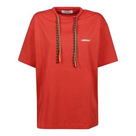 Ambush, T-Shirts Rood, Dames, Maat:L