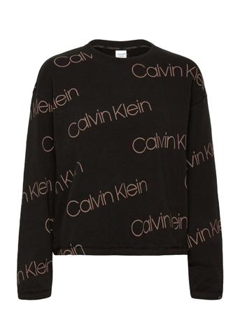 L/S Sweatshirt Black Calvin Klein