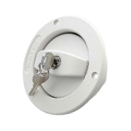 2024 Husvagns Tillbehör RV Modifierat Vatteninlopp med Lås Nyckel Vattentank Inlopp Lucka Släpvagn RV [DB]