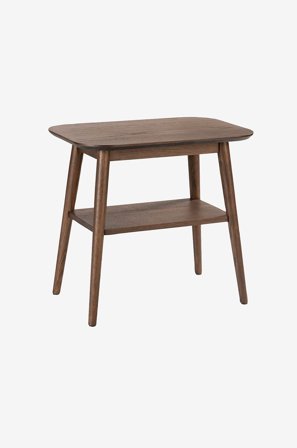 Nordic Furniture Group - Sidobord med hylla Kalmar - Brun - Avlastningsbord & sidobord - Från Homeroom