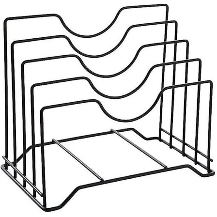 Køkkenudstyr Organizer Hylde, Metal Jern Køkken Hylde Tallerkener Pot Lid Skærebræt Holder Køkken