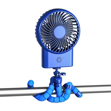 2000mAh Blæksprutte Ventilator Bærbar Håndholdt Ventilator Multifunktionel Holder Ventilator Skrivebord