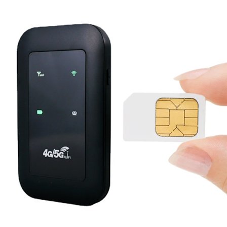 Mobil WiFi-hotspot til SIM-kort 4G LTE 150 Mbps