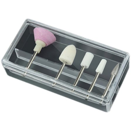Ett set med 5 st bits för nagelslipning
