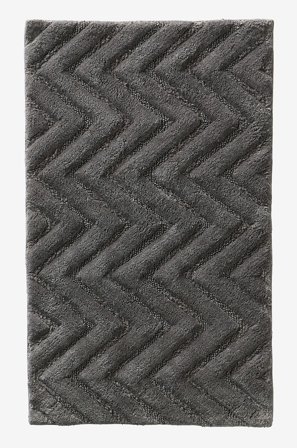 Jotex - Baderomsmatte 80x150 Cm Bomull/Bomull Grå ARILD - Kjøp Baderomsmatter hos Jotex