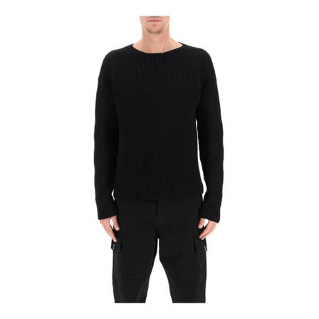 Off White slick diag sweater Sort, Herre