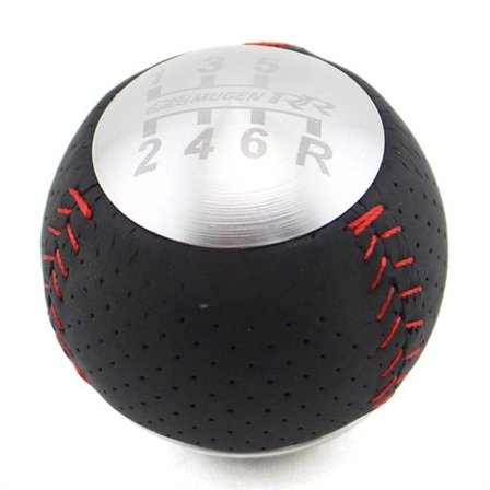 #Gear Knob Gearstang, Gearstanghoved Læder Gearstang Baseball#