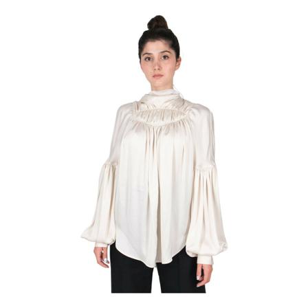 JW Anderson Gathered Cowl Neck Bluse inbo, Dame