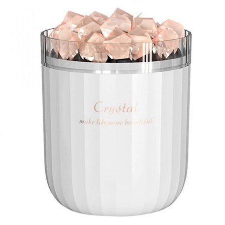 Portable Usb Air Humidifier Crystal Salt Stone Aroma Oil Diffuser For Home Decor Car Desktop Air Purfier Sprayer Crystal Diffus