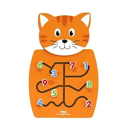 Väggleksak - Viga Toys - Kattväggaktivitetspanel - Trä - 12 månader - Inomhus