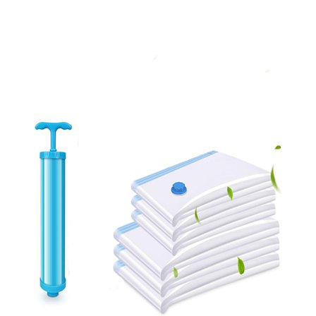 6 vakuumpåsar Δvakuumpump (2 storlekar)