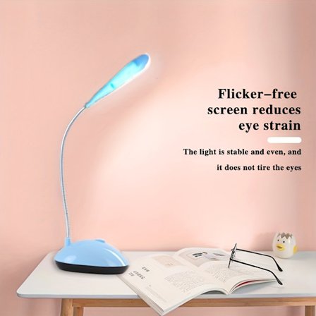 Energiaa säästävä mini-pöytävalaisin, kokoontaitettava LED-yövalo