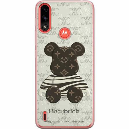 Motorola Moto E7 Power Mjukt Skal - Brown Bear