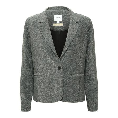 Saint Tropez RibbaSZ Blazer Grå, Dame