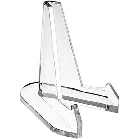 10 stk. - Staffeli, klare plastdisplaystativer for myntutstillinger, fotorammer, medaljer