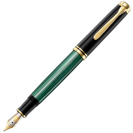 Pelikan Souverän M800 Fountain Pen Black/Green Medium