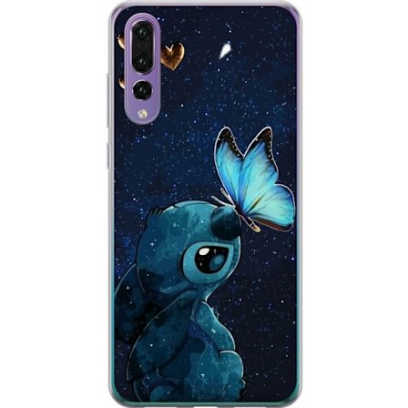 Kompatibel Mobilcover til Huawei Huawei P20 Pro Stitch sommerfugl