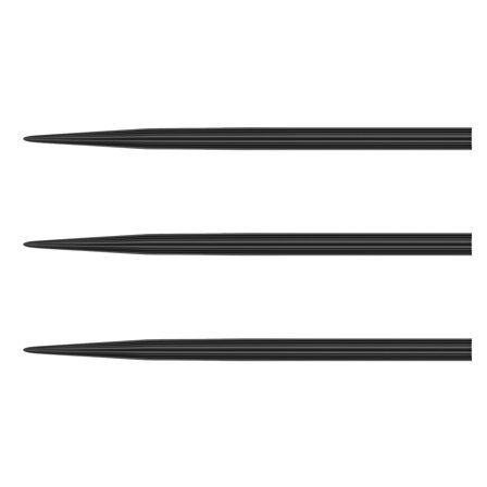 Red Dragon Darts Re-Point 50mm Extra Long Points (3pcs) - Black Steel Tips - Replacement Points - Smooth Coating