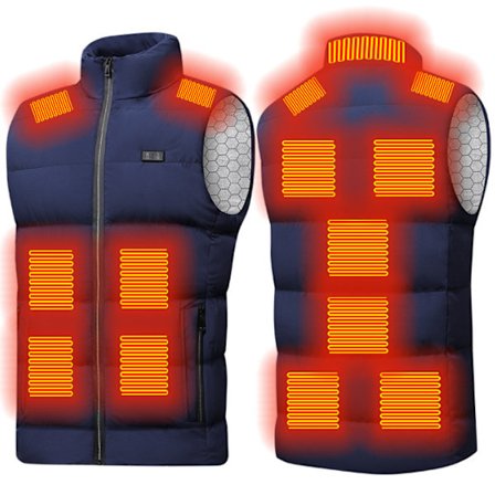 USB Laddningsvärmeväst Exklusive uppladdningsbart batteri